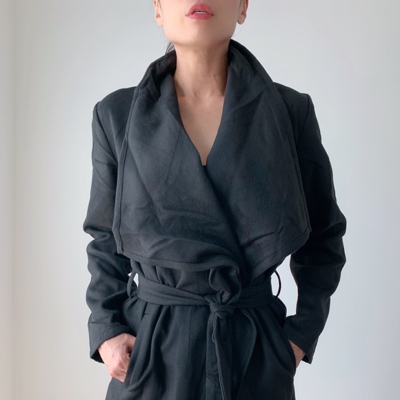 CHICBOMB Avenue Shawl Collar Coat - Picture 2 of 8
